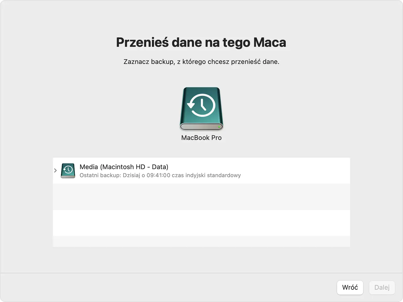 Wykorzystanie Backupu do przywrócenia całego systemu